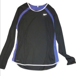 Nike purple workout dri fit shirt